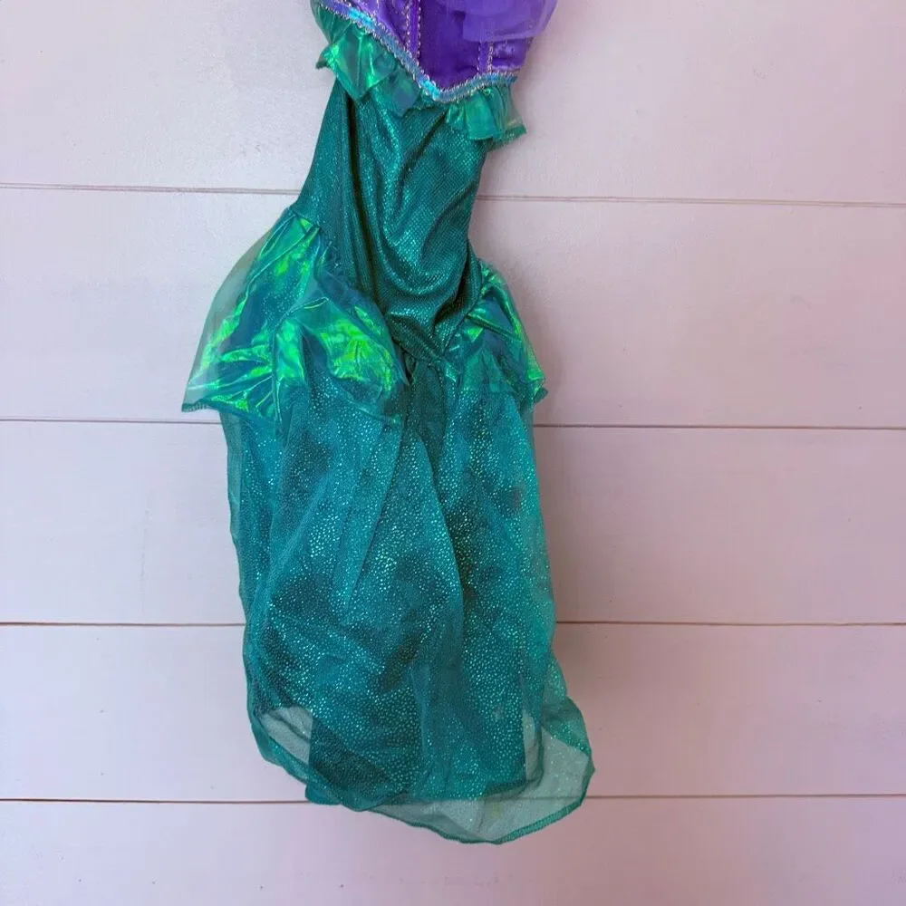 Disney Girls Small The Little Mermaid Girls Costume New Halloween Dress Up